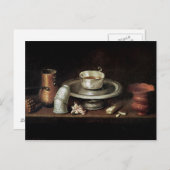 チョコレートのボールが付いている静物画 ポストカード (正面/裏面)