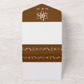 チョコレートの中の引力 オールインワン招待状 (外側)