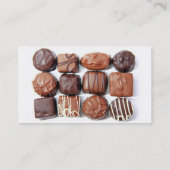 チョコレートの名刺の組み合わせ 名刺 (裏面)