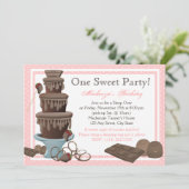 チョコレートの噴水映画のお泊まり 招待状 (スタンド正面)