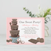 チョコレートの噴水映画のお泊まり 招待状 (スタンド正面)