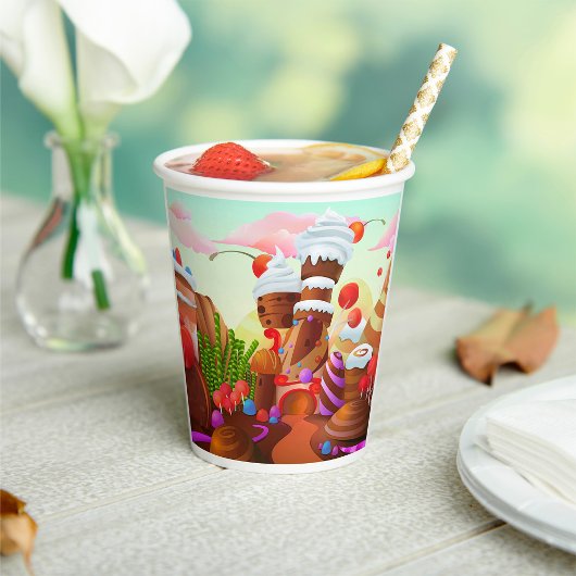 チョコレートの国 紙コップ