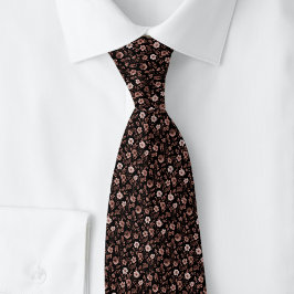 チョコレートの小さな花 ネクタイ
