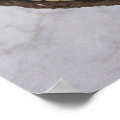 チョコレートの巣にイースターのミニ卵 ポスター (角)