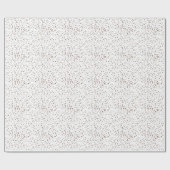 チョコレートの振りかける模様 ラッピングペーパー (フラット)