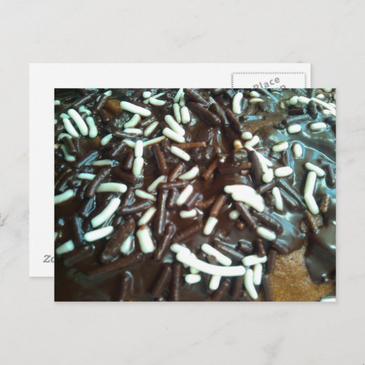 チョコレートの振りかけ ポストカード (正面/裏面)