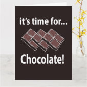 チョコレートの時間 カード (黄色い花)