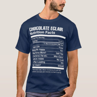 チョコレートの栄養の事実おもしろい Tシャツ