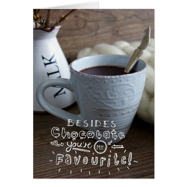 チョコレートの横 (正面)