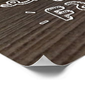 チョコレートの横 ポスター (角)