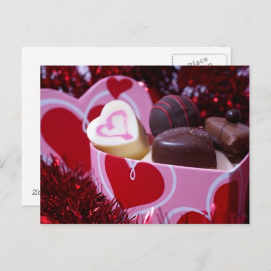 チョコレートの箱 ポストカード (正面/裏面)