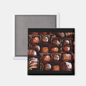 チョコレートの箱，魅力的なチョコレートキャンディ マグネット (正面/裏面)