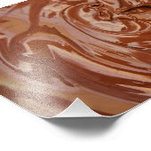 チョコレートの背景 フォトプリント            (角)