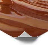 チョコレートの背景 ポスター (角)