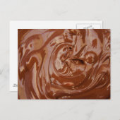 チョコレートの背景 ポストカード (正面/裏面)