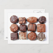 チョコレートの詰め合わせポストカード ポストカード (正面/裏面)