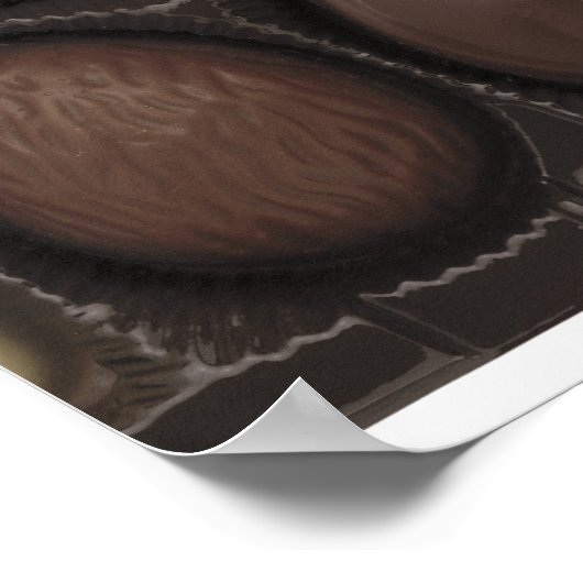 チョコレートの詰め合わせ ポスター (角)