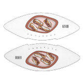 チョコレートのeclair漫画イラストレーション アメリカンフットボール (パネル)