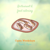 チョコレートのeclair漫画イラストレーション ウィンドウサイン (シート3)