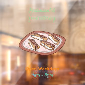 チョコレートのeclair漫画イラストレーション ウィンドウサイン (シート2)