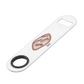 チョコレートのeclair漫画イラストレーション スピード栓抜き (正面アングル)