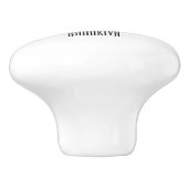 チョコレートのeclair漫画イラストレーション セラミックノブ (側面)