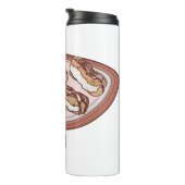 チョコレートのeclair漫画イラストレーション タンブラー (回転右)