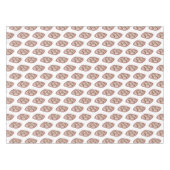 チョコレートのeclair漫画イラストレーション テーブルクロス (正面(横))