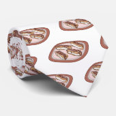 チョコレートのeclair漫画イラストレーション ネクタイ (ロール)