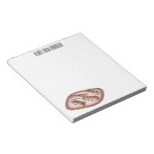 チョコレートのeclair漫画イラストレーション ノートパッド (アングル)