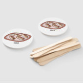 チョコレートのeclair漫画イラストレーション ハンドファン (組立なし)