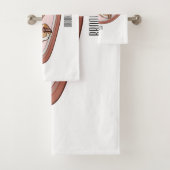 チョコレートのeclair漫画イラストレーション バスタオルセット (インサイチュ)