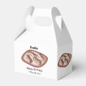 チョコレートのeclair漫画イラストレーション フェイバーボックス (正面サイド)