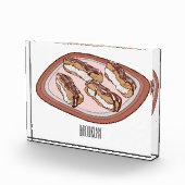 チョコレートのeclair漫画イラストレーション フォトブロック (右)