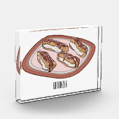 チョコレートのeclair漫画イラストレーション フォトブロック (左)