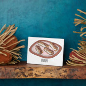 チョコレートのeclair漫画イラストレーション フォトプラーク (側面)