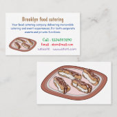 チョコレートのeclair漫画イラストレーション 名刺 (正面/裏面)