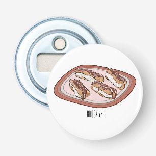 チョコレートのeclair漫画イラストレーション 栓抜き