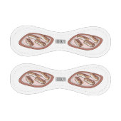 チョコレートのeclair漫画イラストレーション 野球ボール (パネル)