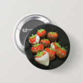 チョコレートはいちごを浸しました 缶バッジ (正面&裏面)