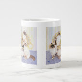 チョコレートはクリーム状になります ジャンボコーヒーマグカップ (正面)