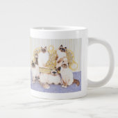 チョコレートはクリーム状になります ジャンボコーヒーマグカップ (右)