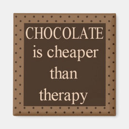 チョコレートはセラピー四角マグネットより安い マグネット