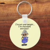 チョコレートはユーモアを富ませました キーホルダー (正面)