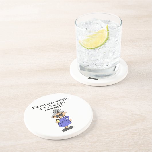 チョコレートはユーモアを富ませました コースター (側面)