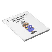 チョコレートはユーモアを富ませました ノートパッド (アングル)