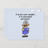 チョコレートはユーモアを富ませました ポストカード (正面/裏面)