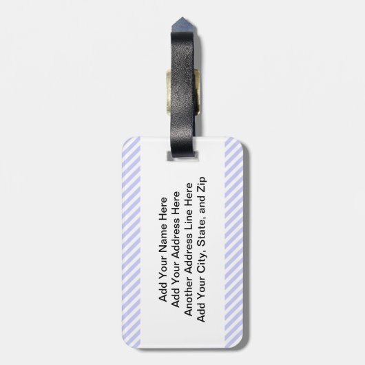 チョコレートはユーモアを富ませました ラゲッジタグ (裏面縦)