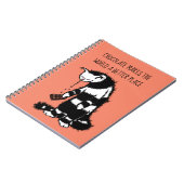 チョコレートは世界をより良い場所にする ノートブック (左側)