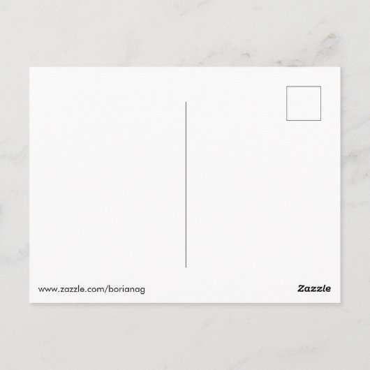 チョコレートは世界をより良い場所にする ポストカード (裏面)